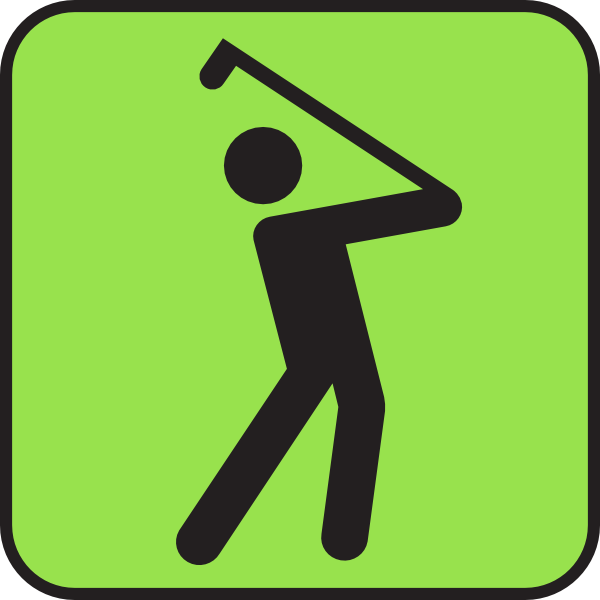 Green Golf clip art - vector clip art online, royalty free ...