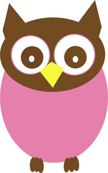 Pink And Brown Owl Clipart | Clipart Panda - Free Clipart Images