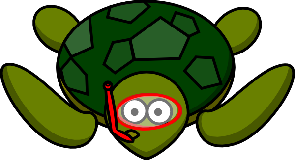 Majic Turtle clip art - vector clip art online, royalty free ...