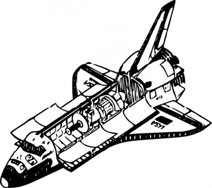 NASA Space Shuttle Vector clip art - Free vector for free download