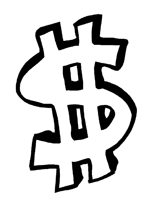 Dollar Sign Stencil Cliparts co