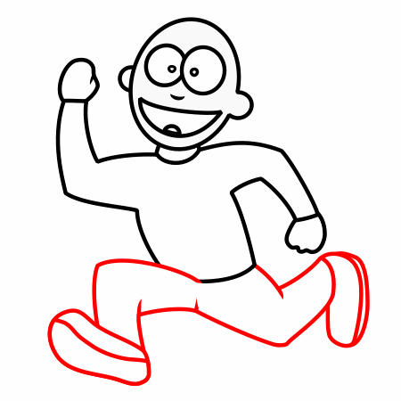 Cartoon Pictures Of People Running - ClipArt Best