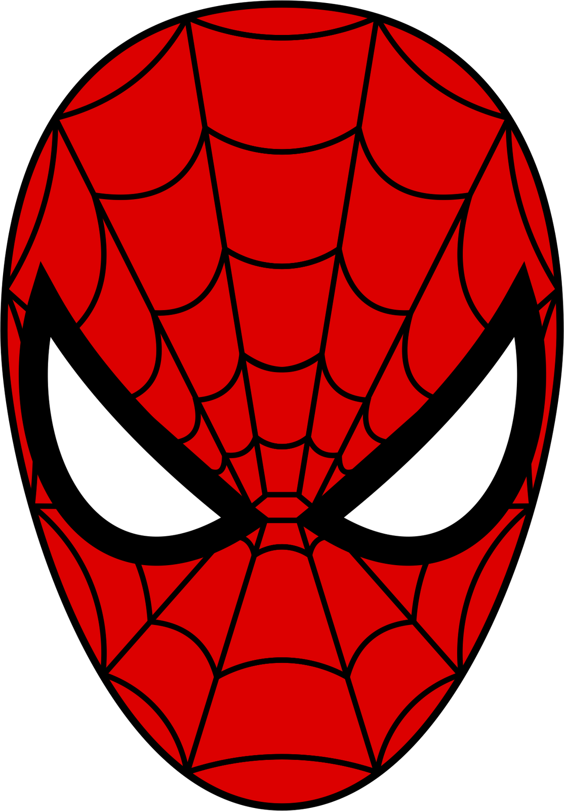 Spiderman Face Template Cliparts co