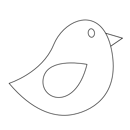 clipartist.net » Clip Art » colorful animal bird twitter black ...