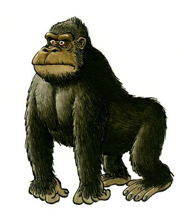 Gorilla Cartoons | lol-rofl.com
