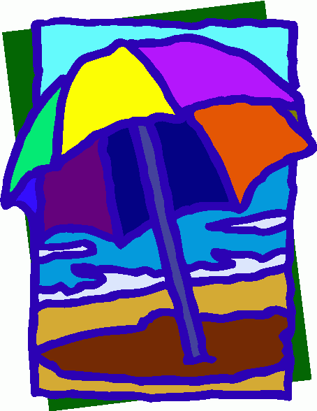 Clipart Of Beach Umbrella - ClipArt Best