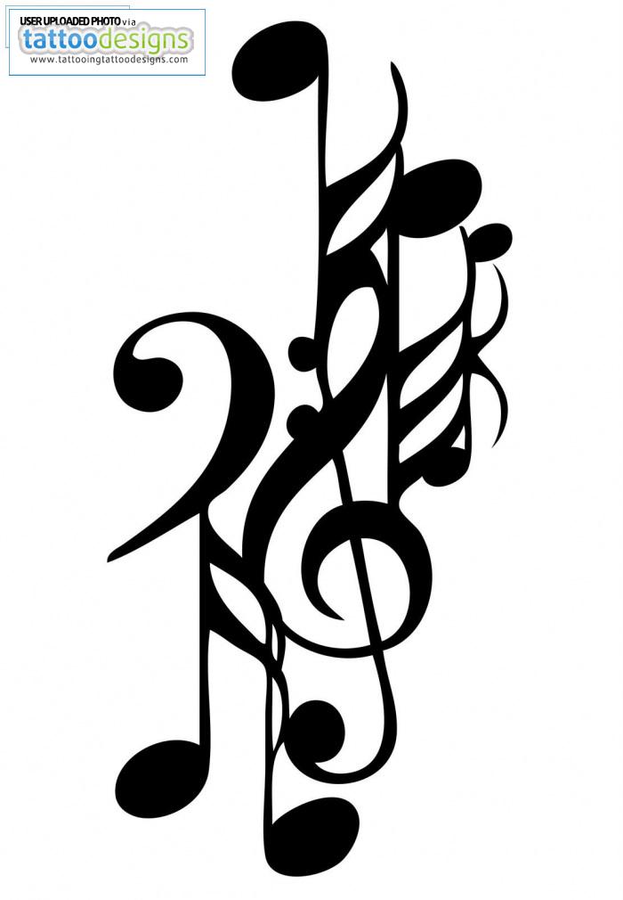 Pix For > Drawings Of Music Notes