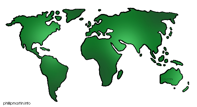 office clipart world map - photo #34
