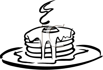 Black And White Pancakes | Clipart Panda - Free Clipart Images
