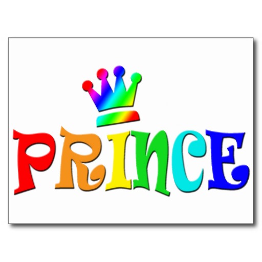 Cartoon Clip Art Rainbow Text, Prince and Crown Postcard | Zazzle