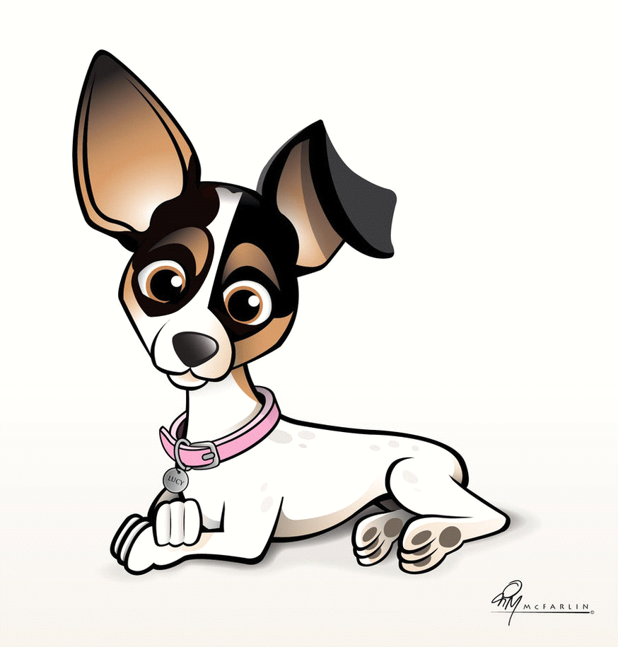 Cute Cartoon Dog - Cliparts.co