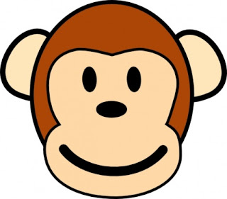 Sock Monkey Face Clip Art
