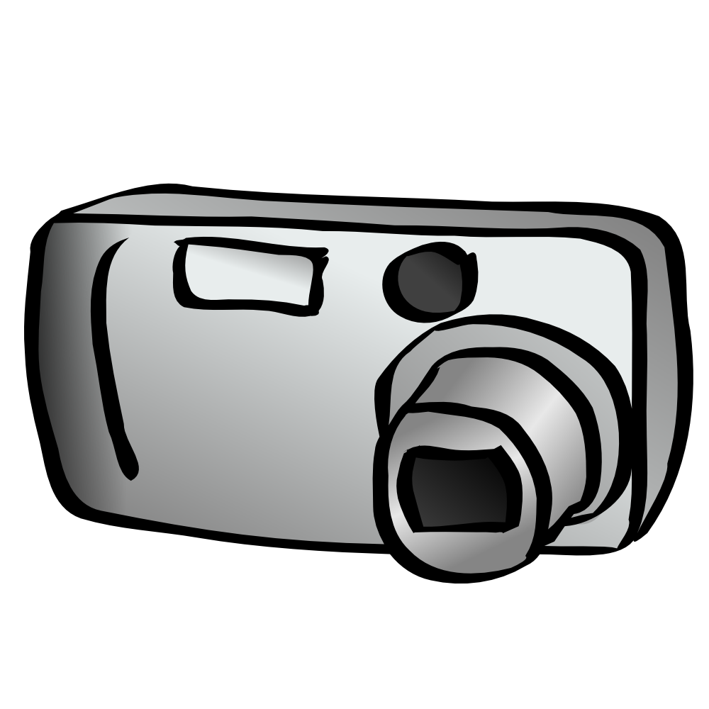 OnlineLabels Clip Art - Digital Camera (Compact)