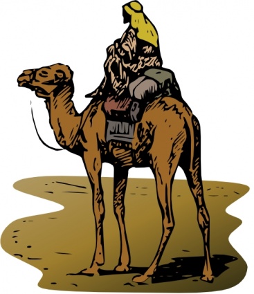 Person Riding Camel clip art - Download free Other vectors