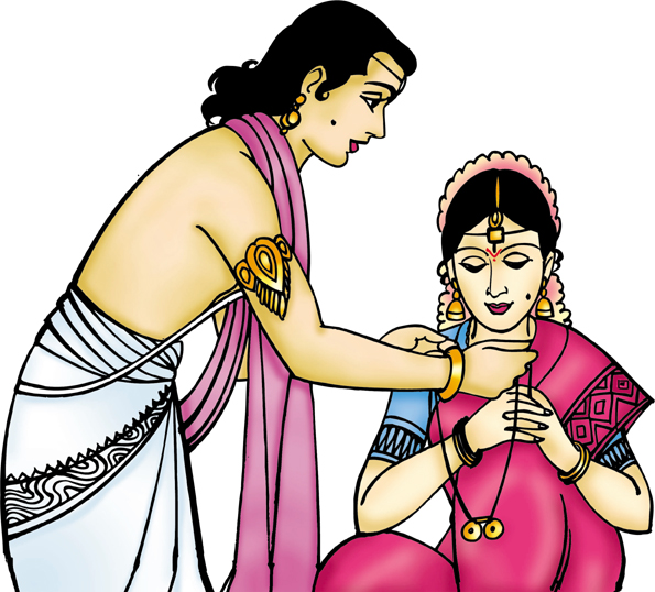 indian wedding clipart free black and white - photo #11