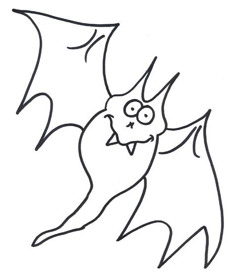 Vampire Bat Coloring Sheet | Coloring