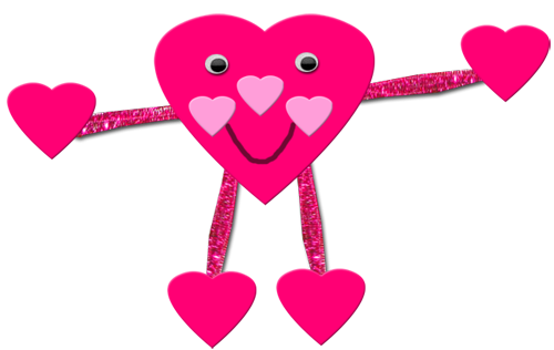 Valentines Day Heart Guy Crafts Ideas for Kids: Valentine's Day ...