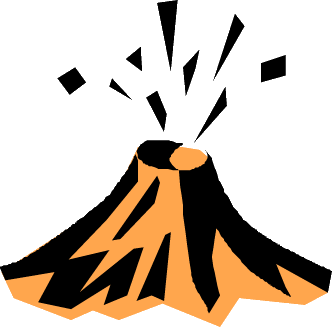 free animated clipart volcanoes - photo #35