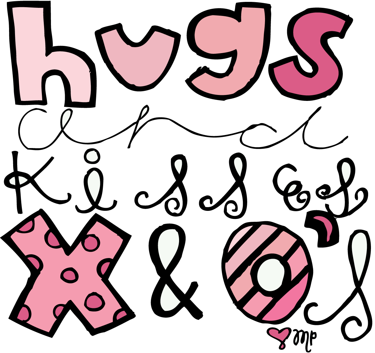 hugs-amp-kisses-clip-art- ...