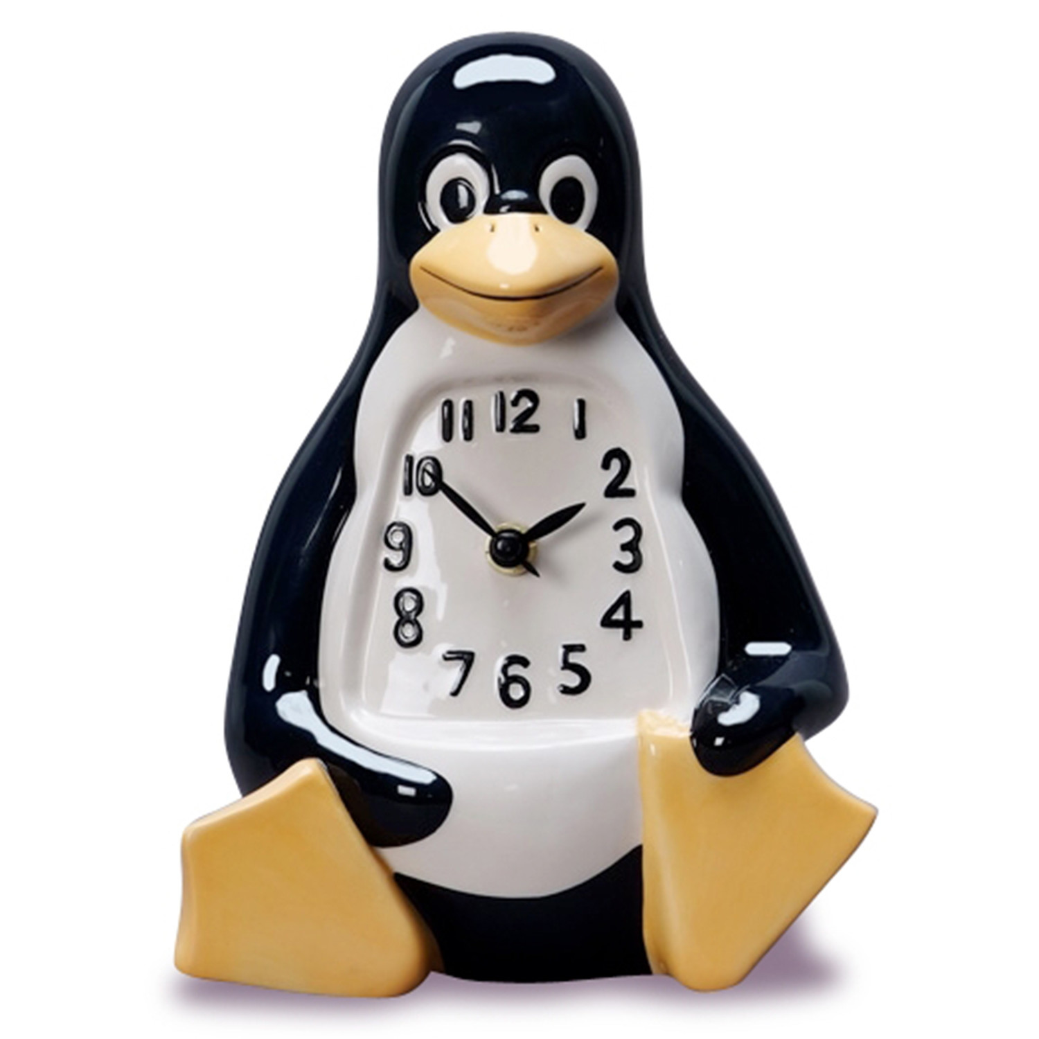 Animated Clocks La Penguin Table/Desk Clock & Reviews | Wayfair
