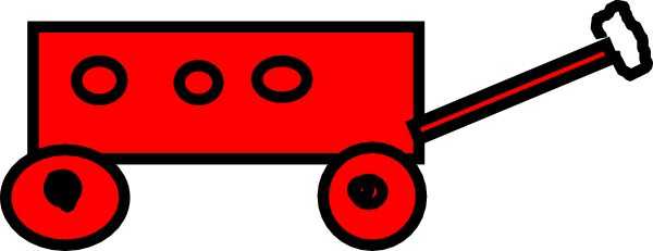Big Red Sport Wagon Clip Art at Clker.com - vector clip art online ...