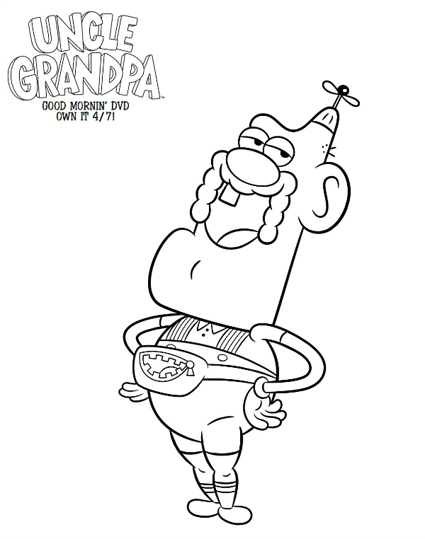 Uncle Grandpa coloring pages | Coloring Pages Printable and Template