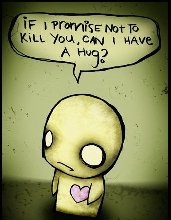 Emo Cartoon Hug | Flickr - Photo Sharing!