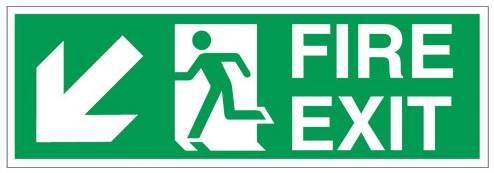 Fire Exit Signs | Paperstone