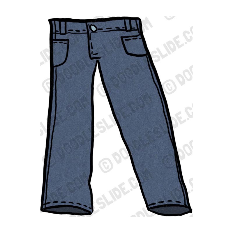 clip art of denim jeans - photo #6