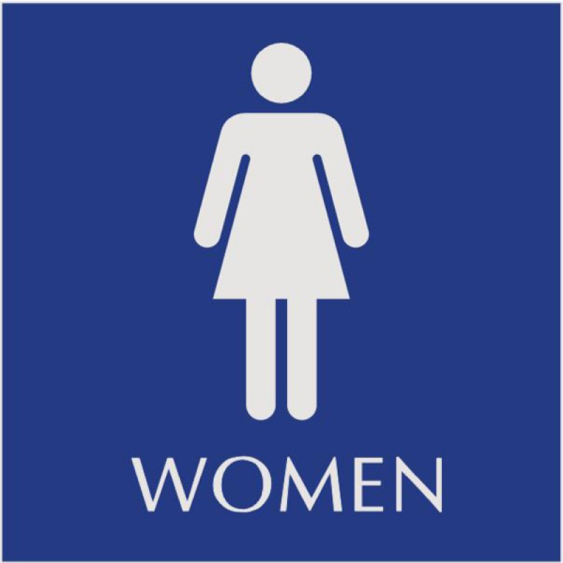 Restroom Signs, bathroom signs; man, woman, handicap, door signs ...