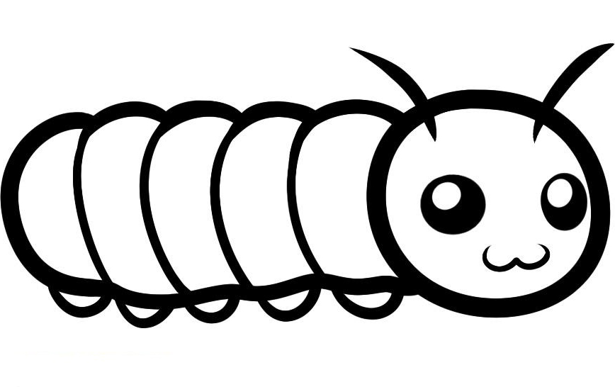 really big caterpillar coloring pages to print out - Coloring ...