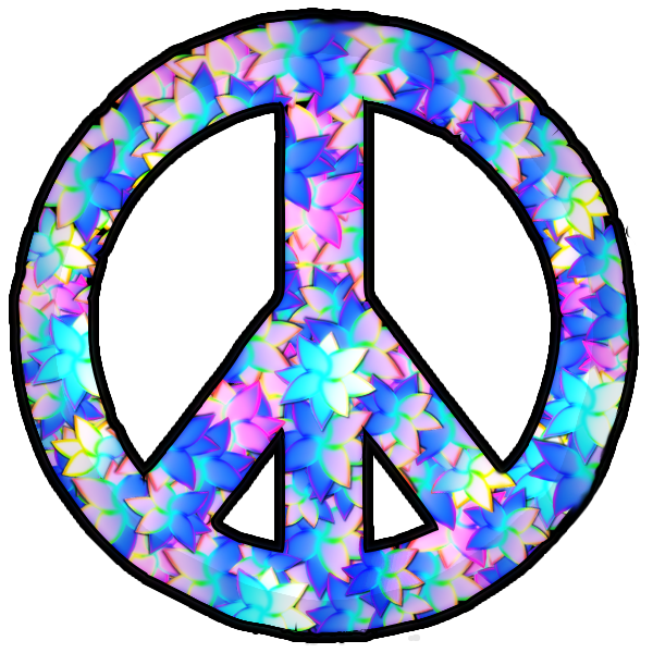 Flowery Peace Sign by emberlisa on DeviantArt