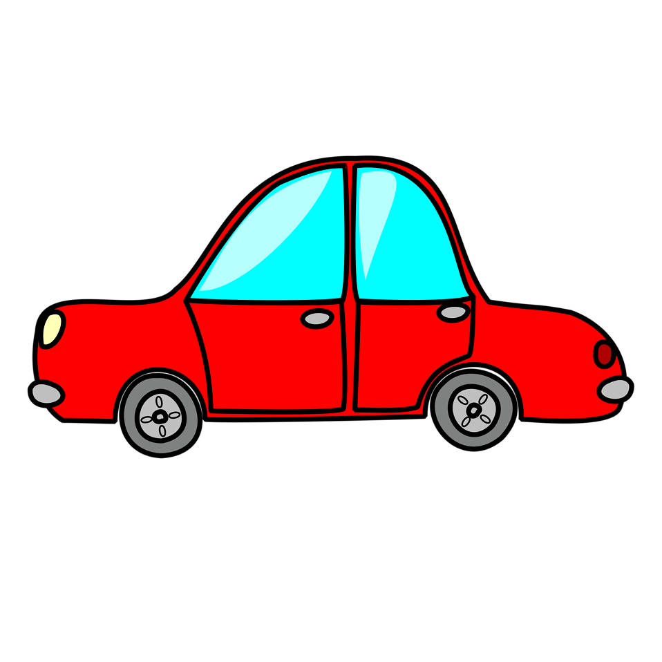 Car | Free Stock Photo | Illustration of a red cartoon car | # 15685