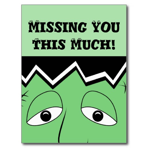 Cartoon Frankenstein Monster Face Post Cards | Zazzle