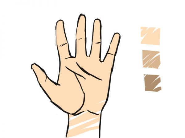 How To Draw A Proportioned Hand Structure - Traditional-Drawing ...