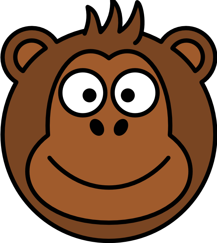 Cartoon Monkey Head Images & Pictures - Becuo
