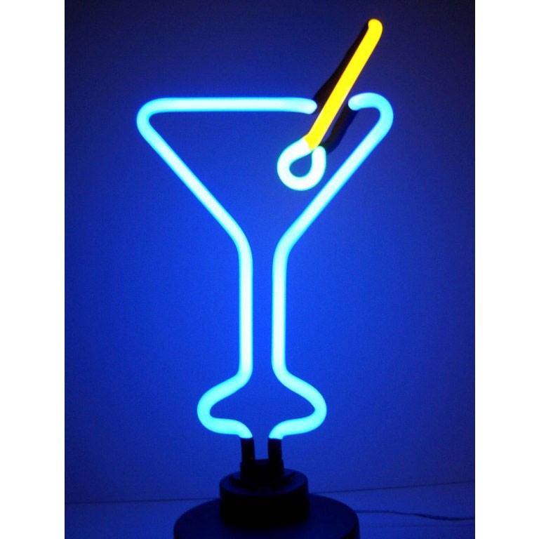 Neonetics 4MARTX: Martini Glass Neon Sculpture