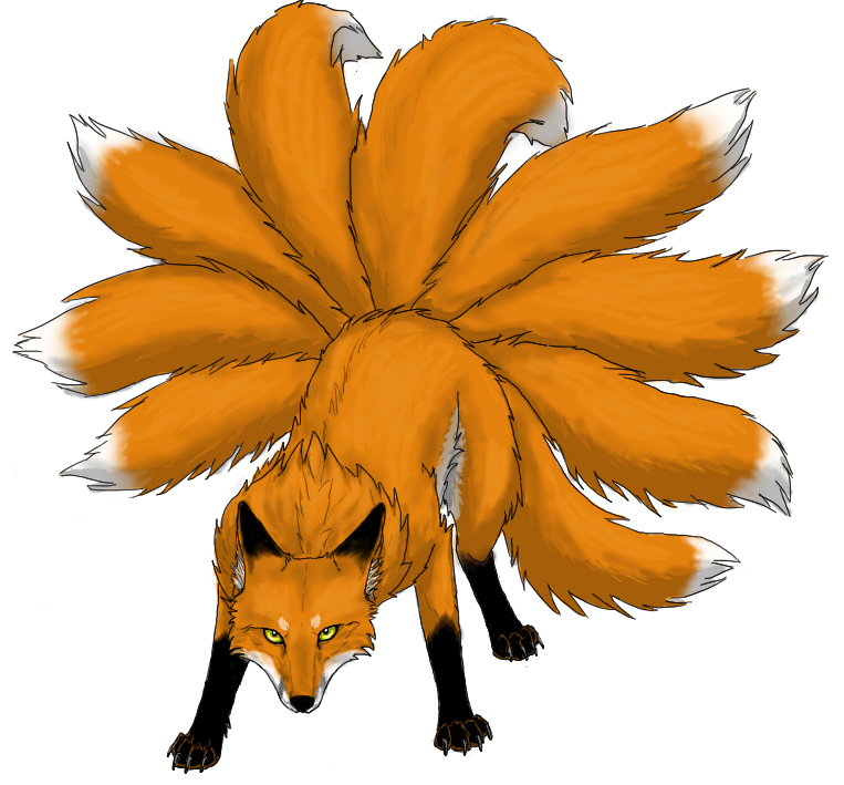 Nine-tailed Fox by Vialir on deviantART