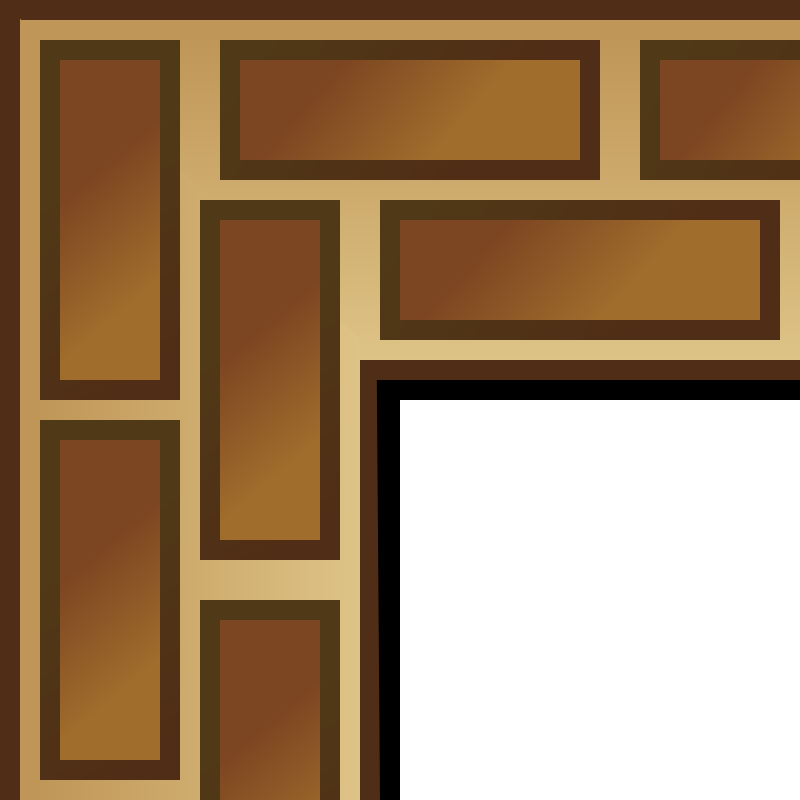 Clipart - RPG map brick border 1