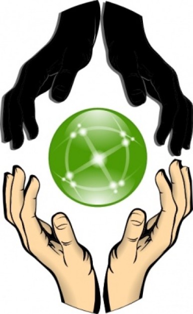 Hands Forming Unity clip art Vector | Free Download