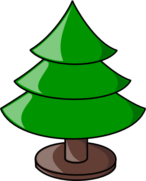 Cartoon Christmas Tree Outline Images & Pictures - Becuo