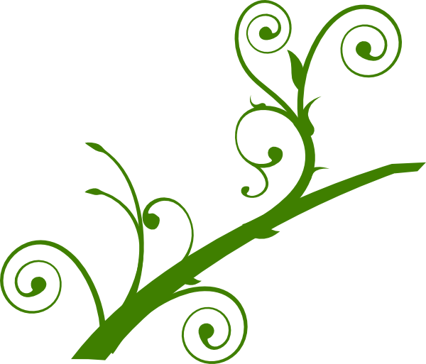 Green Branch Leaves clip art - vector clip art online, royalty ...