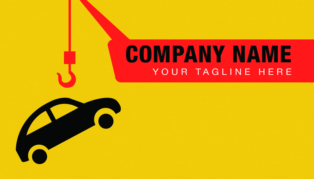 TOWING COMPANY BUSINESS CARD TEMPLATE