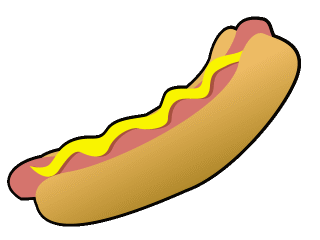 Download Meat Clip Art ~ Free Clipart of Cheeseburger, Hot Dog & More