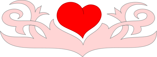 Free Valentine Banners Clipart, 1 page of Public Domain Clip Art
