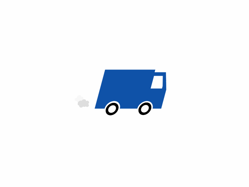 Dribbble - CSS animated SVG truck icon by Evert Slagter
