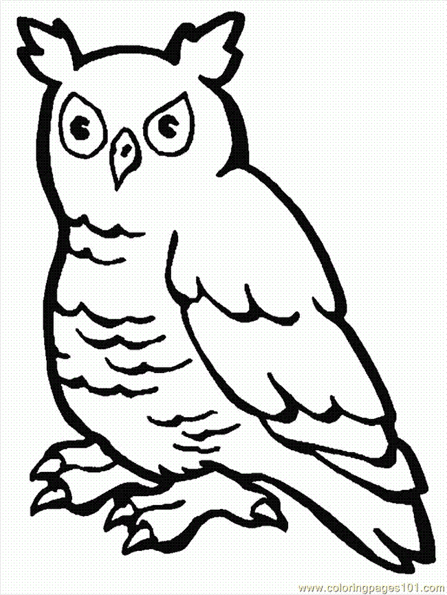 Coloring Pages Owl Coloring Page 002 (Cartoons > Others) - free ...