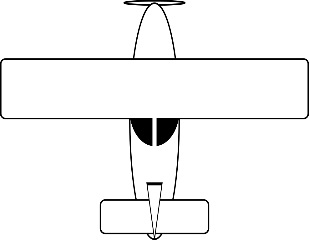 File:Airplane drawing.svg - Wikimedia Commons