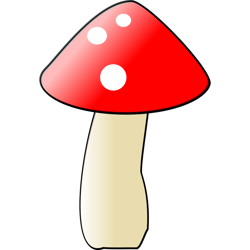 toadstool mushroom clipart - photo #16