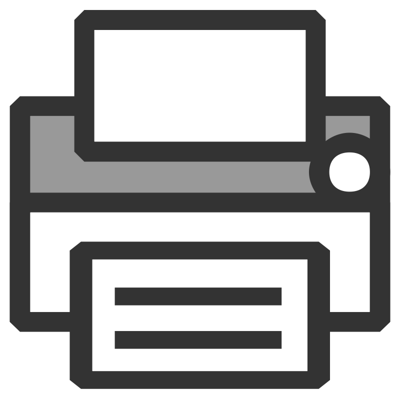 free clip art printer icon - photo #10